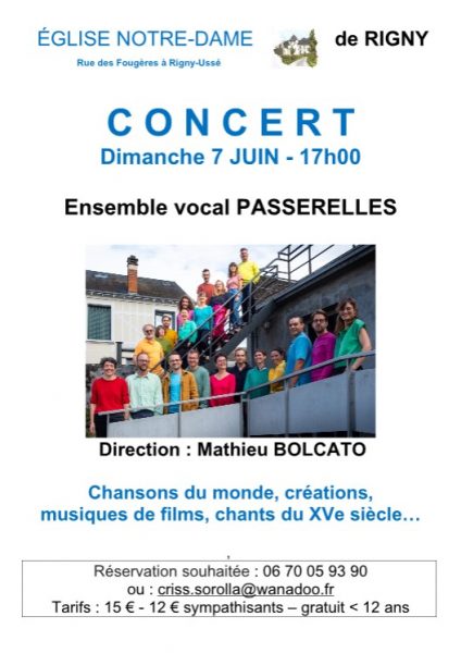 Concert : Ensemble vocal « Passerelles »
