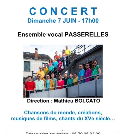 Concert : Ensemble vocal « Passerelles »
