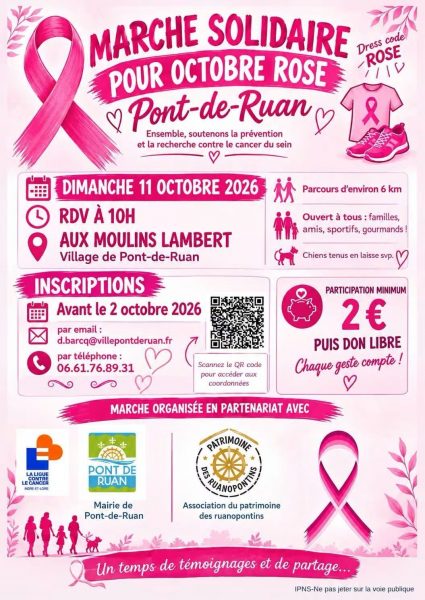 Marche solidaire, octobre rose