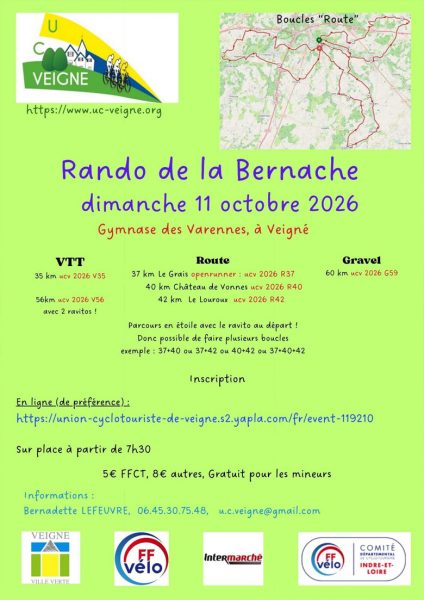 Rando de la Bernache,Veigné