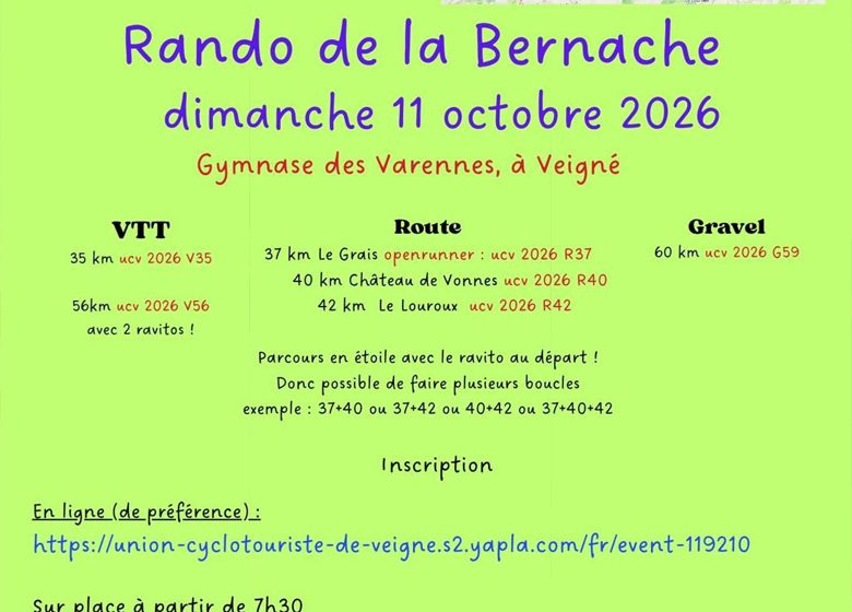 Rando de la Bernache,Veigné