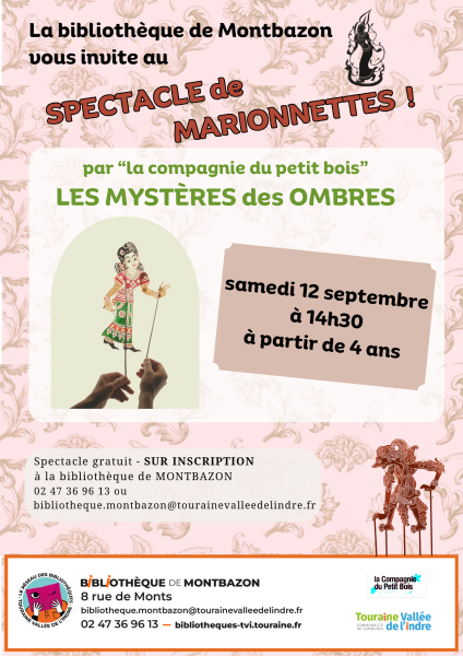 Spectacle de marionnettes « LES MYSTÈRES des OMBRES »