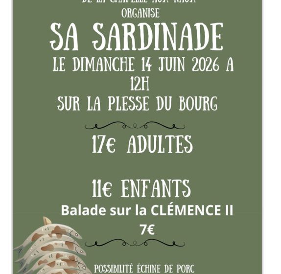 Sardinade avec l&rsquo;Association des Bateliers de La Chapelle Aux Naux