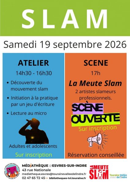 Atelier de slam et scène ouverte