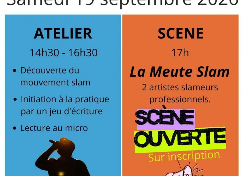 Atelier de slam et scène ouverte