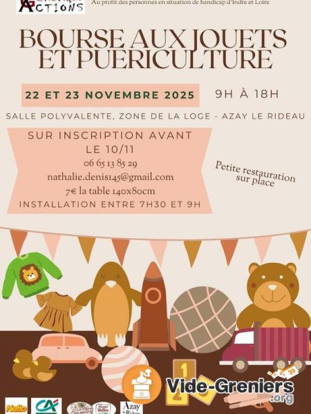 Bourse aux jouets et matériels de puéricilture