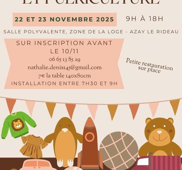 Bourse aux jouets et matériels de puéricilture