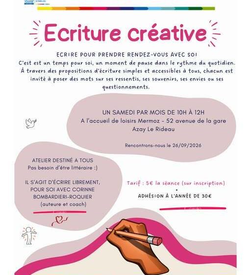 Atelier d&rsquo;Ecriture Créative