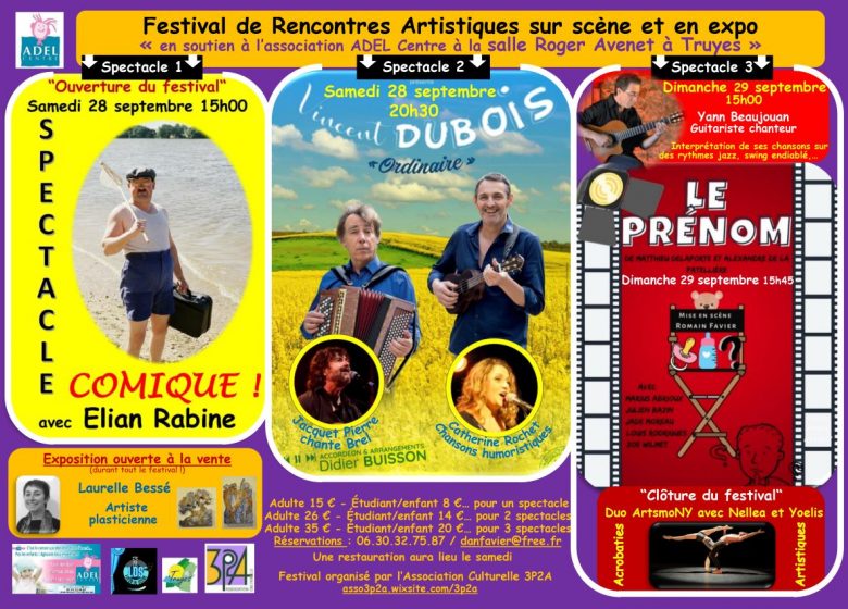 « Rencontres artistiques sur scène et en exposition »