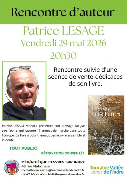 Rencontre d&rsquo;auteur – Patrice Lesage