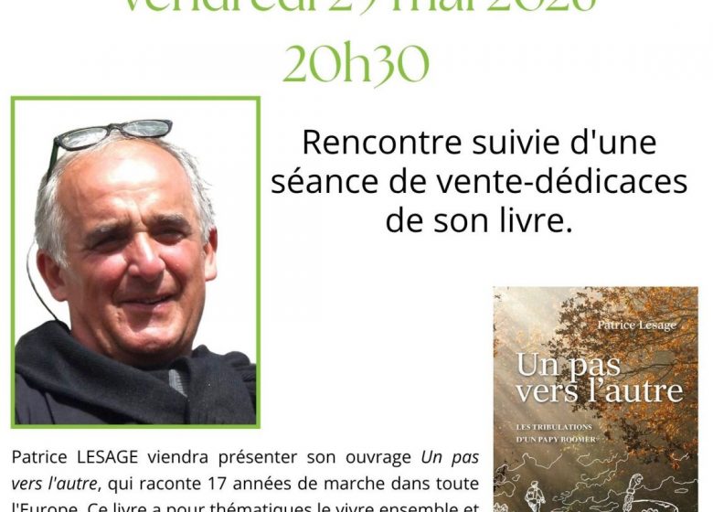 Rencontre d&rsquo;auteur – Patrice Lesage