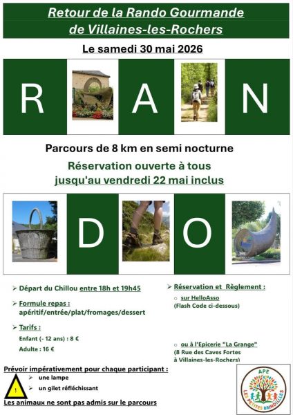 randonnée gourmande semi nocturne