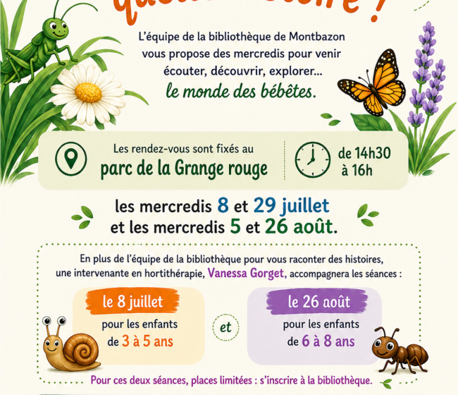 Les petites bêtes quelle histoire