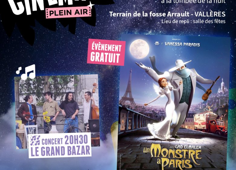 Cinéma en plein air – Un Monstre à Paris