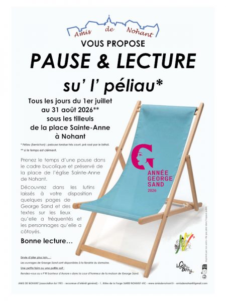 Pause et Lecture su&rsquo;l&rsquo;peliau