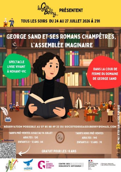 George Sand et ses romans champêtre, l&rsquo;assemblée imaginaire