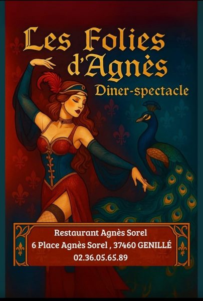 Les folies d&rsquo;Agnes Sorel – dîner spectacle