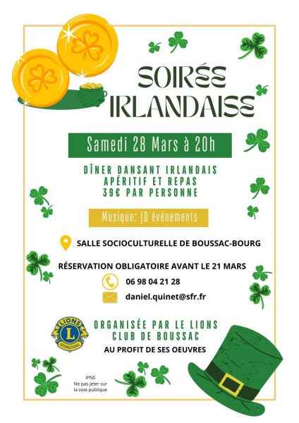 Soirée Irlandaise