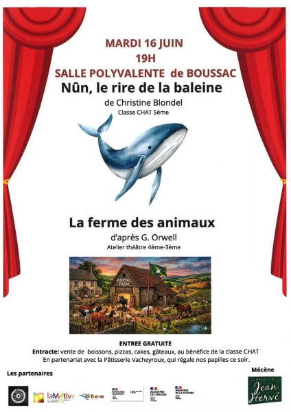 Théâtre avec les élèves du collège