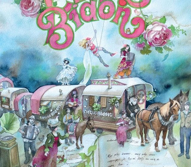 Représentation du Cirque Bidon »Sand pour Sand Bidon »