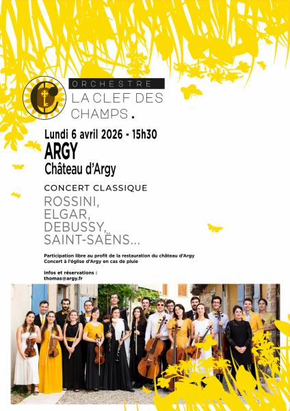 Concert avec l&rsquo;orchestre la clef des champs