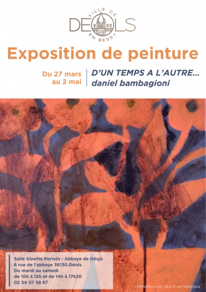Exposition de peintures « D&rsquo;un temps à l&rsquo;autre »