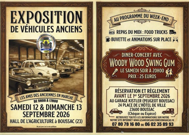 Exposition de véhicules anciens