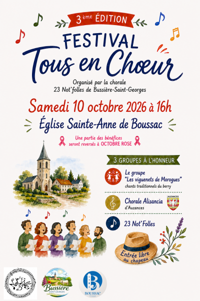 3ème édition du festival « Tous en Choeur »