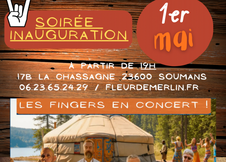 Inauguration de la Guinguette chez Camille & Adrien