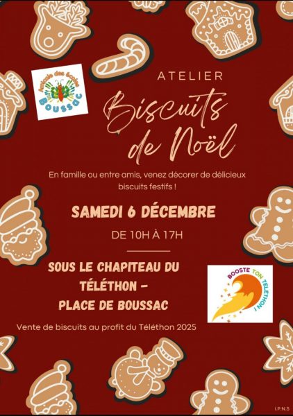 Atelier biscuits de Noël