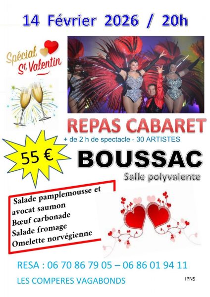 Repas de la saint valentin