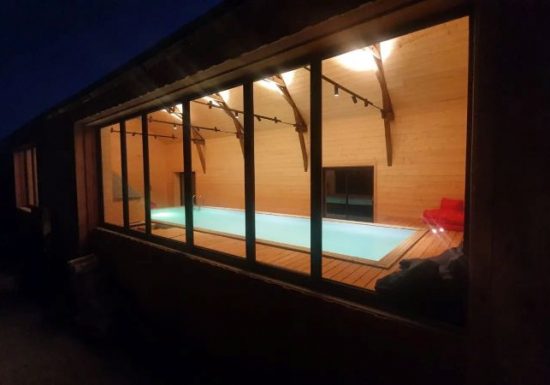 Domaine de Chaillauroy, piscine intérieure chauffée