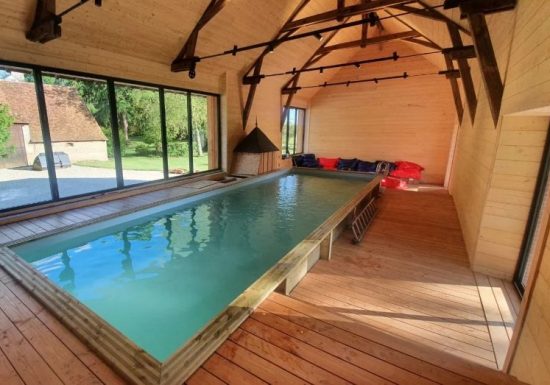 Domaine de Chaillauroy, piscine intérieure chauffée