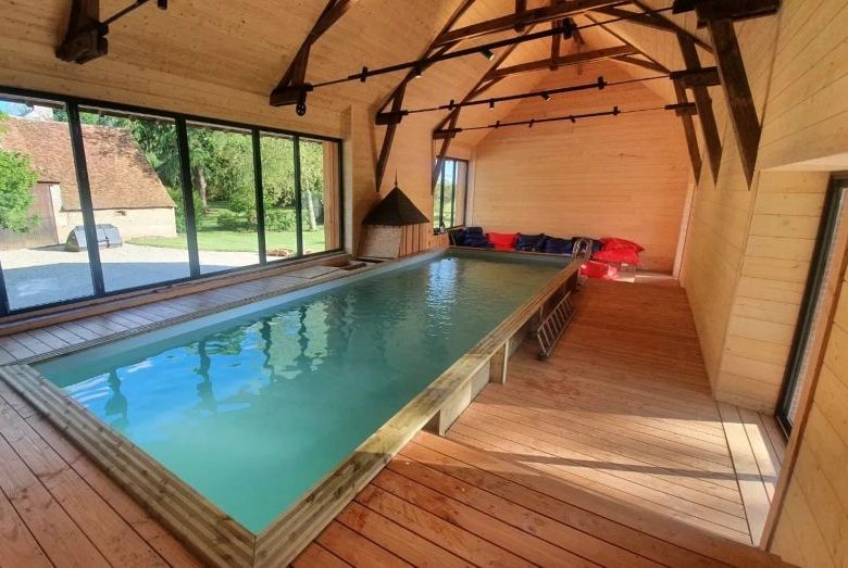 Domaine de Chaillauroy, piscine intérieure chauffée