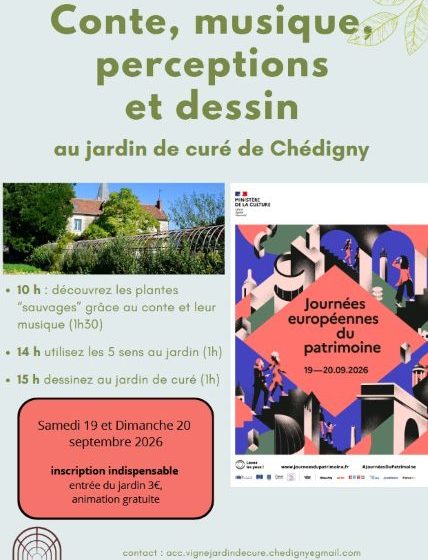 Conte, musique, perception et dessin – journées du patrimoine