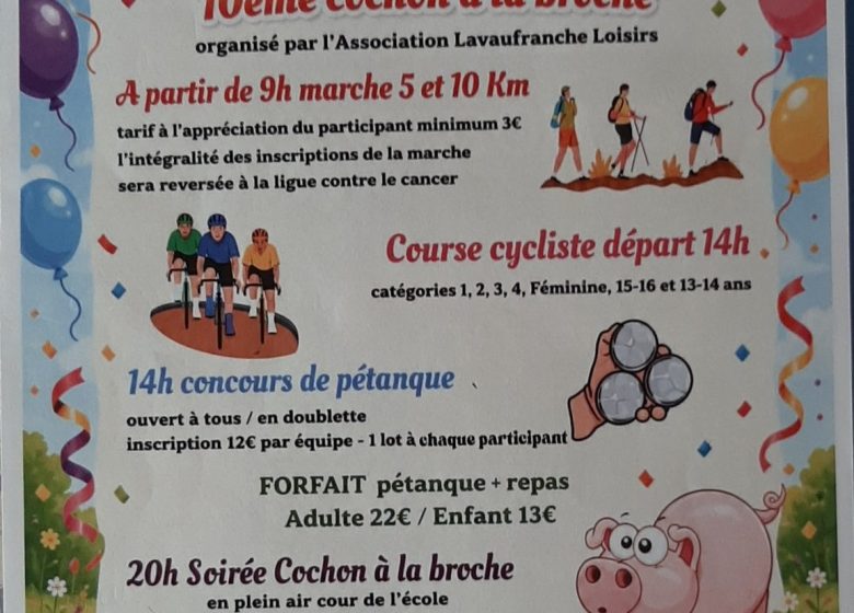 10ème cochon à la broche