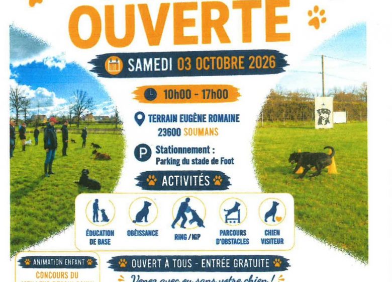 Porte ouverte au club canin