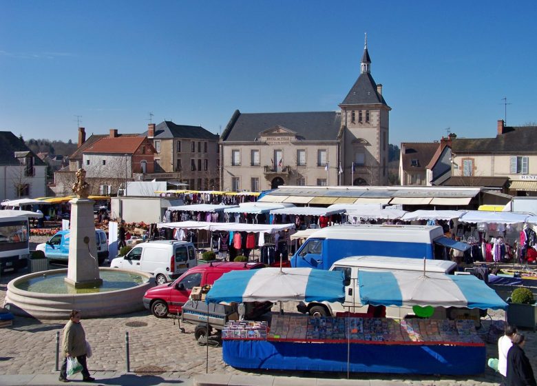 Marché estival semi nocturne