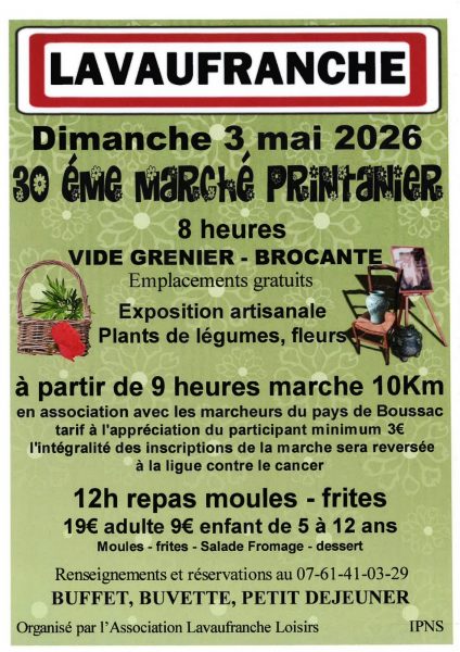 30ème marché printanier