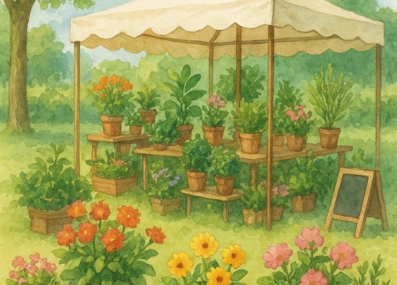 Marché aux plantes