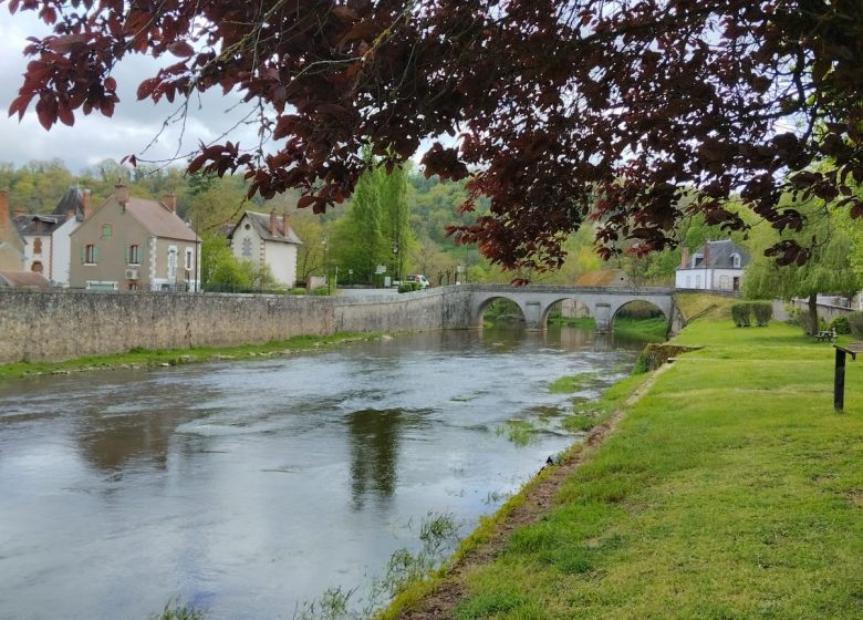 Guinguette sur les bords de la Voueize