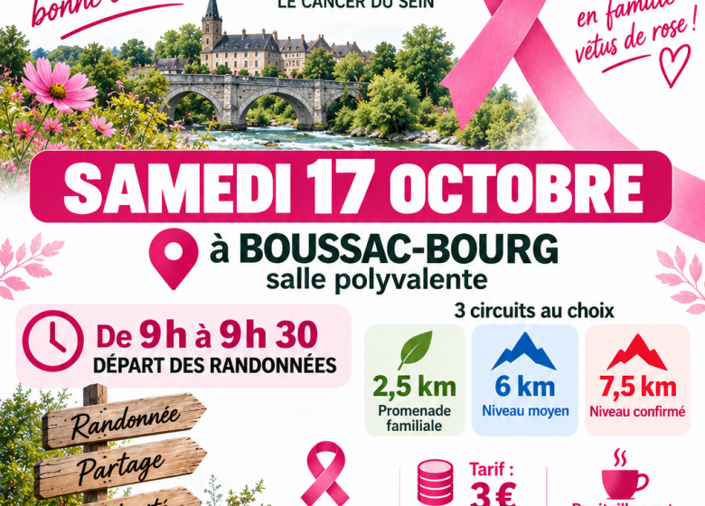 Octobre rose : Randonnée