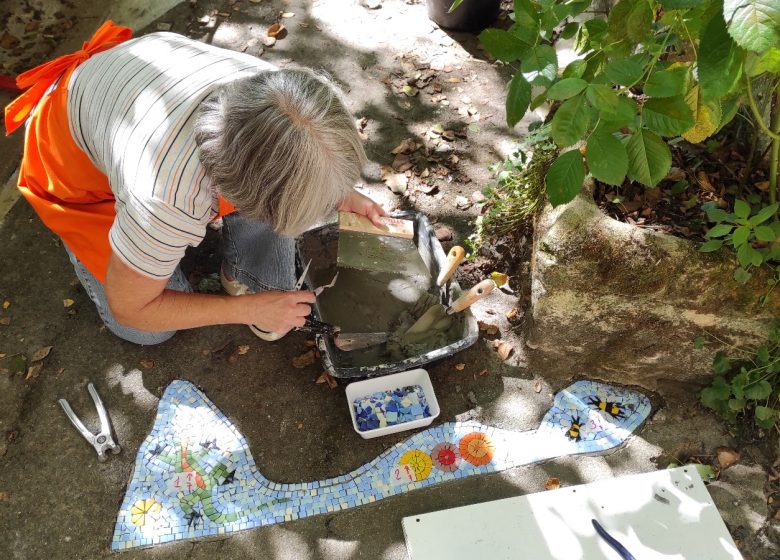 Fresque en mosaïque – chantier artistique !